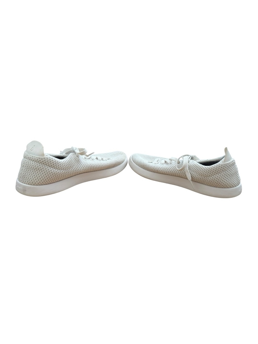 allbirds Women’s White Knit Runner Sneakers - Picture 3 of 6